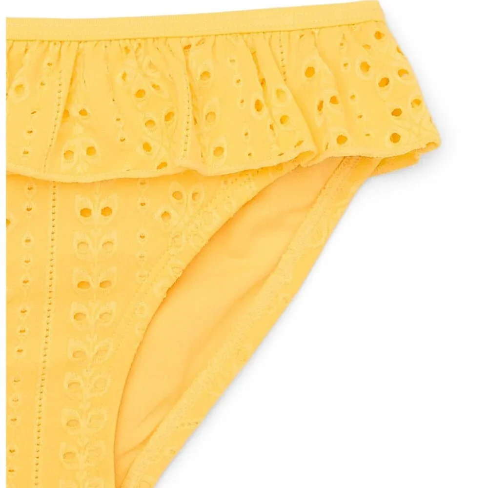 Eyelet Embroidered Ruffle TODDLER GIRLS Bikini Swimsuit SIZE 2T NEW